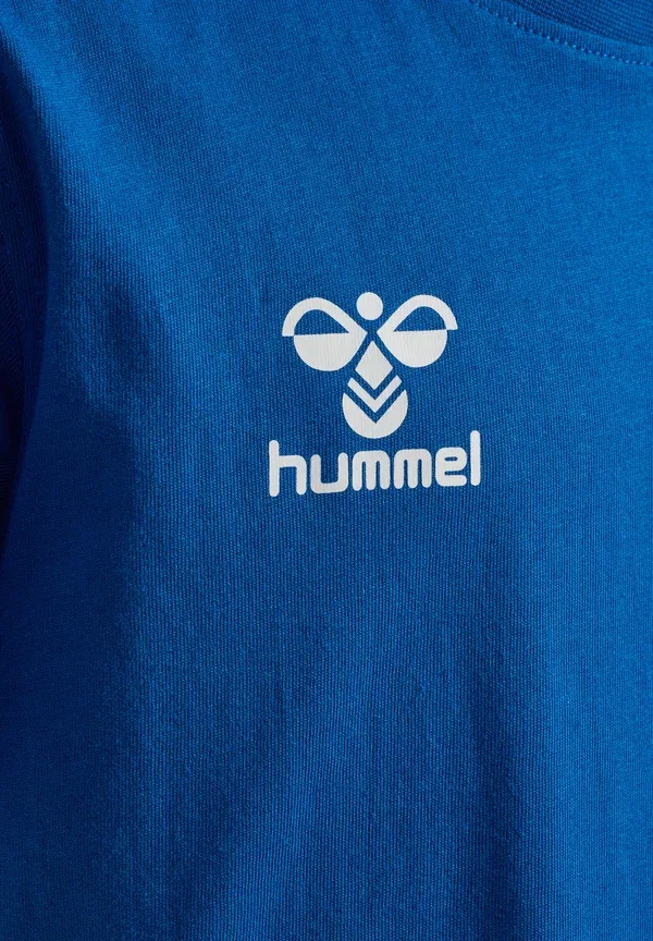 Футболка с коротким рукавом Hummel 2.0 chevron s/s print t-shirt, настоящий синий — фото 3