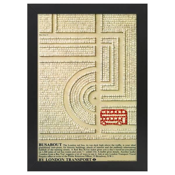 

Рамка для фотографий LegendArte Poster 1970 Busabout, черный