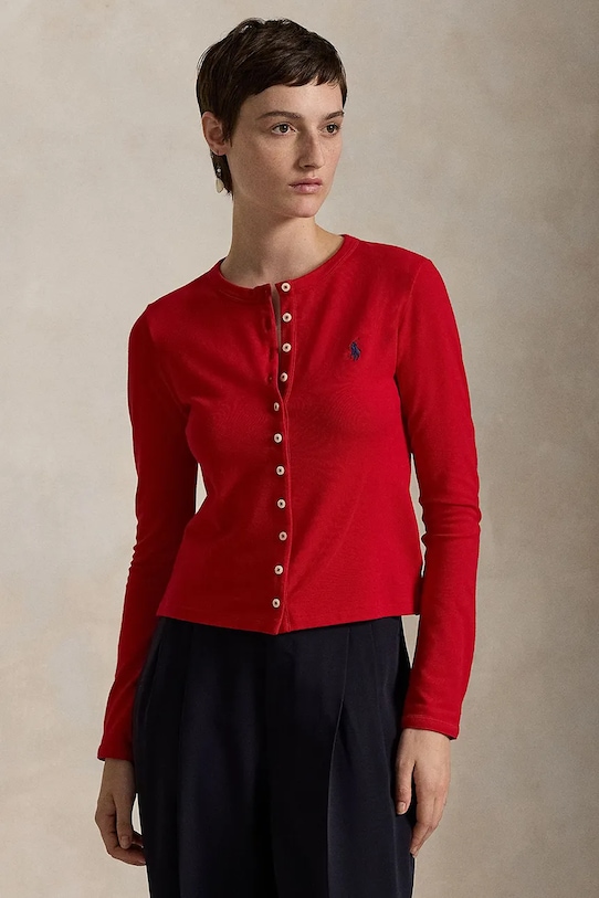 

Лонгслив Polo Ralph Lauren, красный