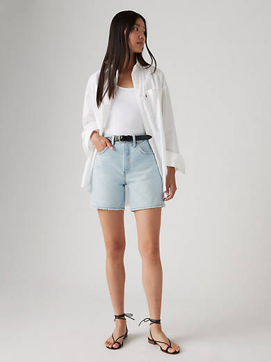

Легкие женские шорты 501 Original Fit длиной до середины бедра Levi's, цвет Make Memorable - Light Wash