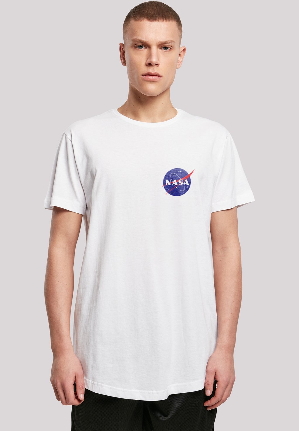 

Базовая футболка NASA CLASSIC INSIGNIA CHEST LOGO F4NT4STIC, белый