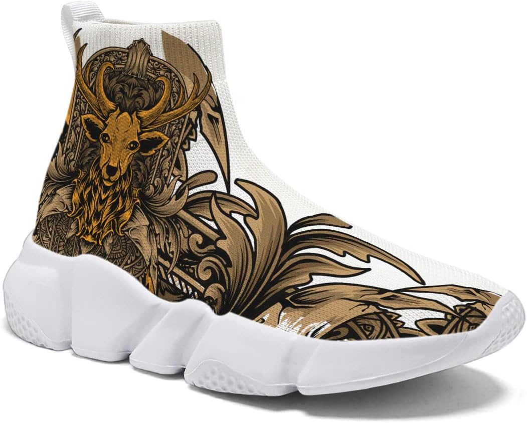 

Мужские кроссовки Hetios с граффити, для ходьбы и бега, носочные, легкие, удобные, дышащие, многоцветные, Figure 16