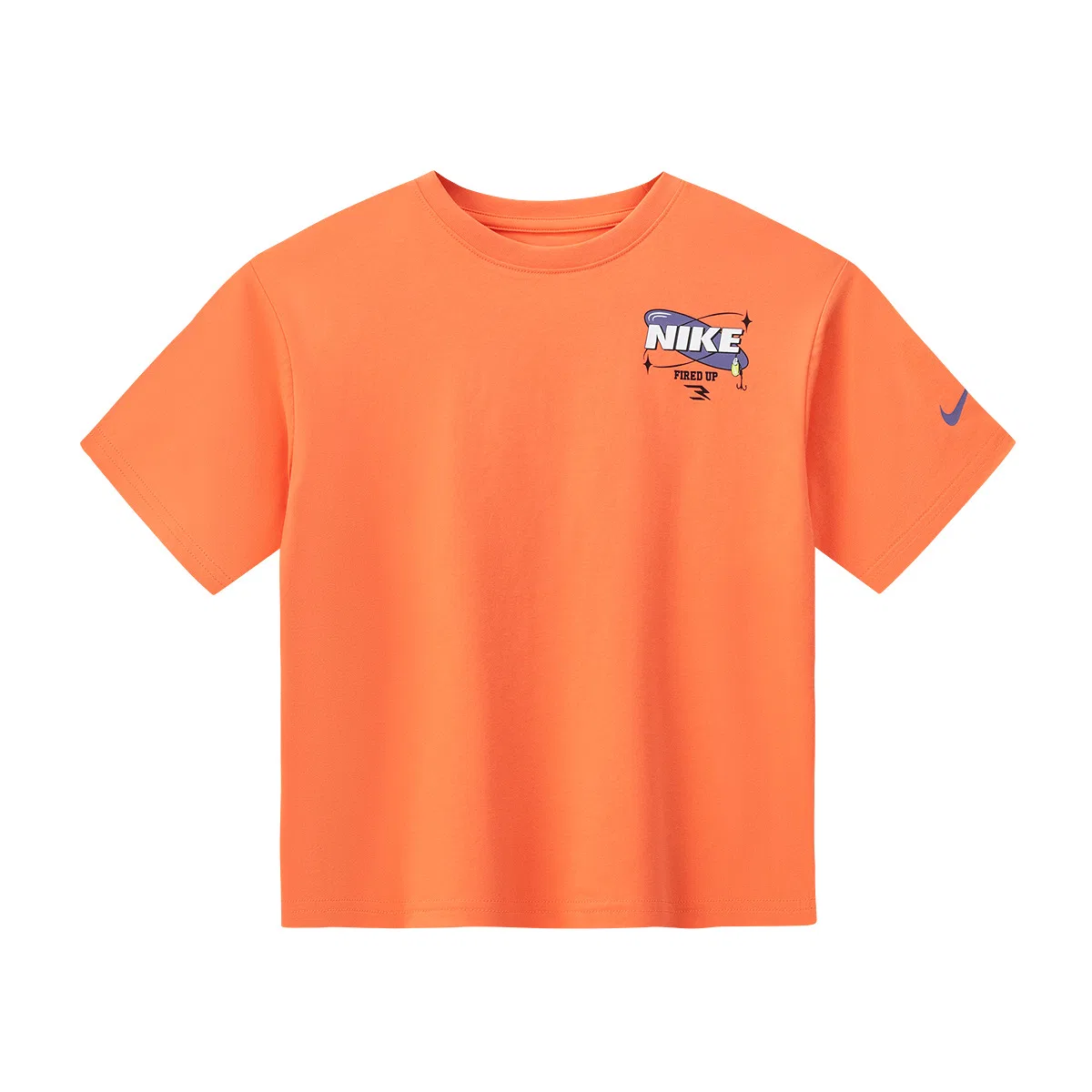 Футболка детская 3Brand с коротким рукавом, летняя Nike, Frost Orange