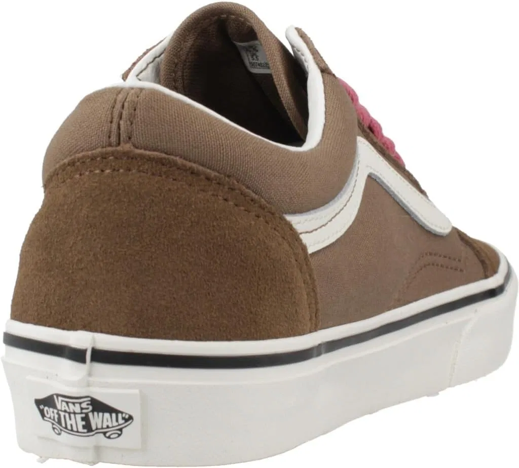 Кроссовки Vans Old Skool Unisex Casual Shoes VN000D6WRPK1 коричневые — фото 3