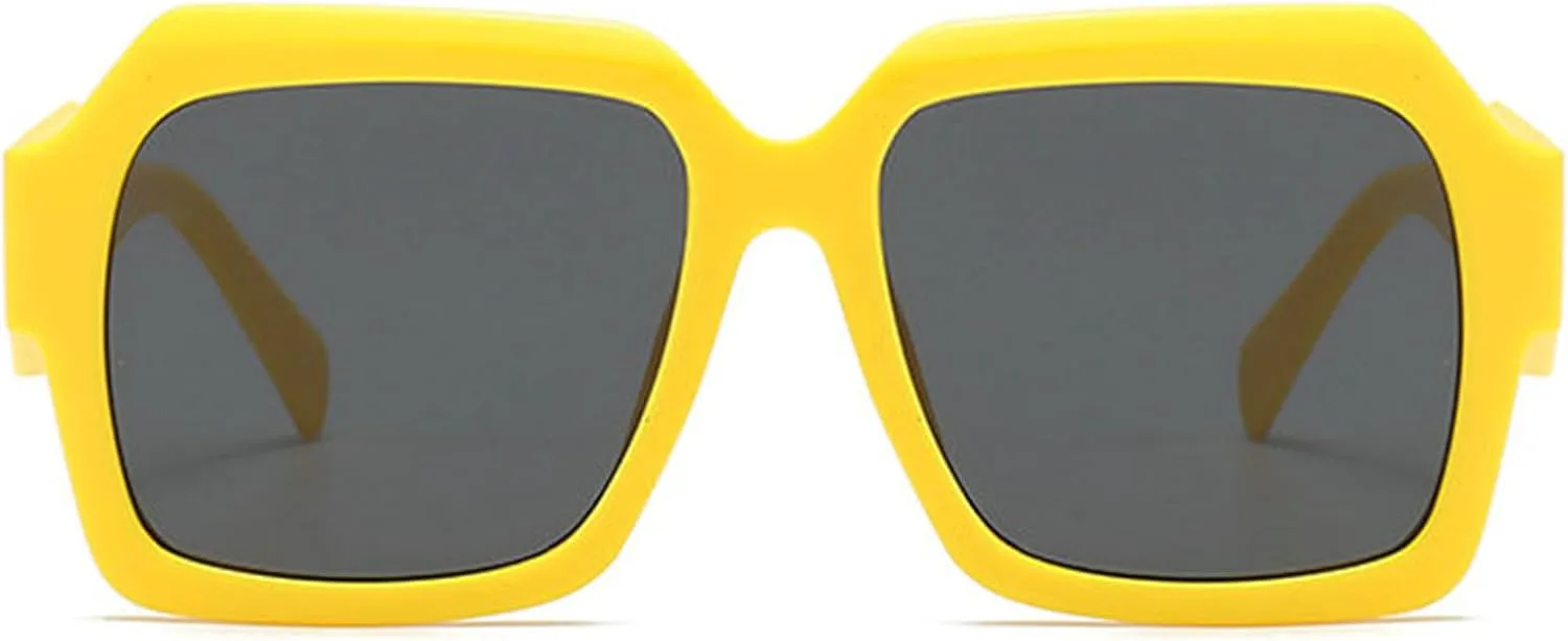 

Винтажные большие квадратные черные солнцезащитные очки Willochra для женщин. Модные популярные солнцезащитные очки с градиентным многоугольным рисунком, C5