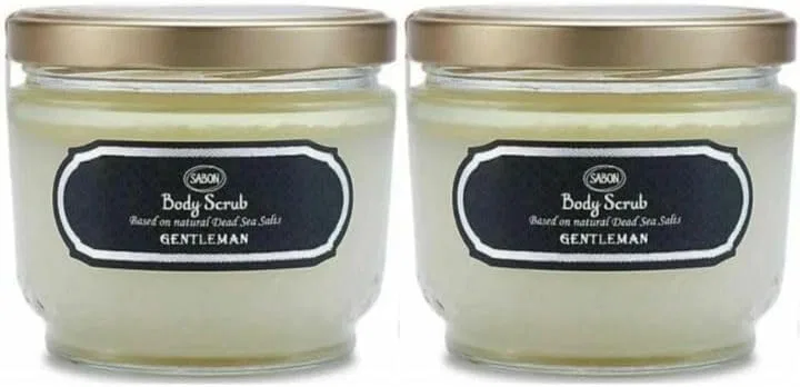 Скраб для тела Gentleman Botanical Oil, 600 г, набор 2 шт. с ложкой