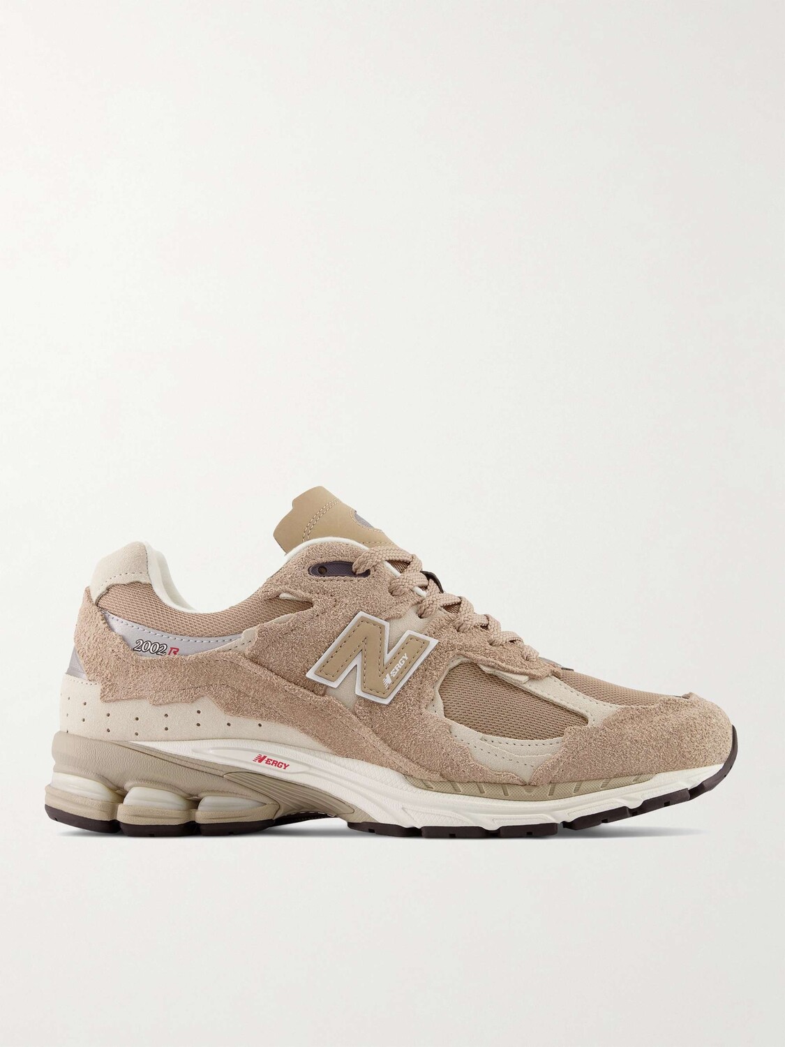 Кроссовки 2002R из замши и сетки с кожаной отделкой NEW BALANCE, бежевый