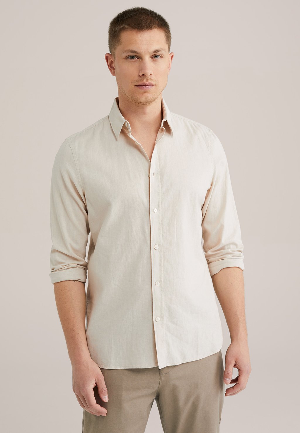 

Рубашка THE LINEN WE Fashion, светло-коричневый
