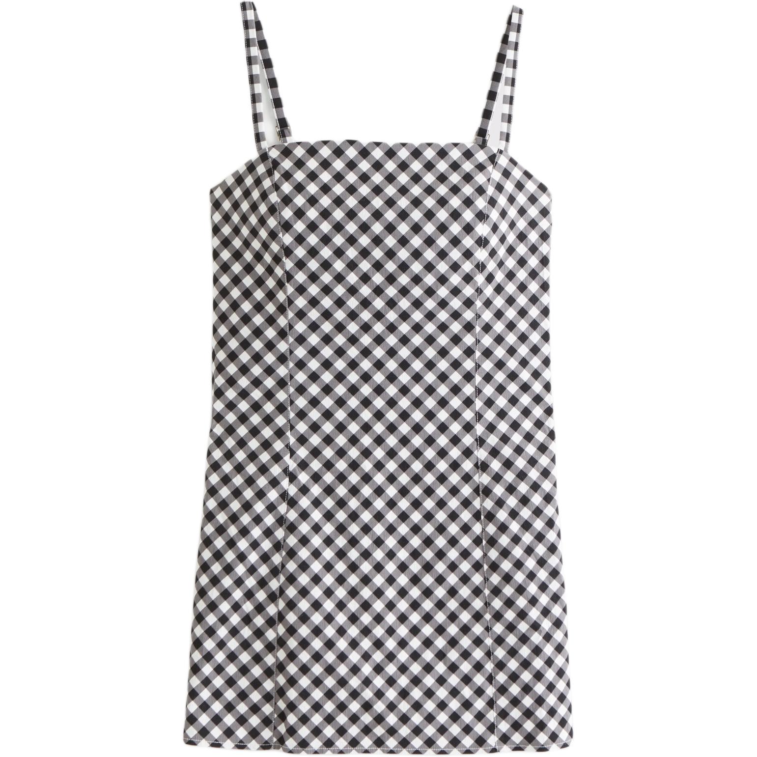 

Abercrombie＆Fitch Женское платье-комбинация черное с принтом