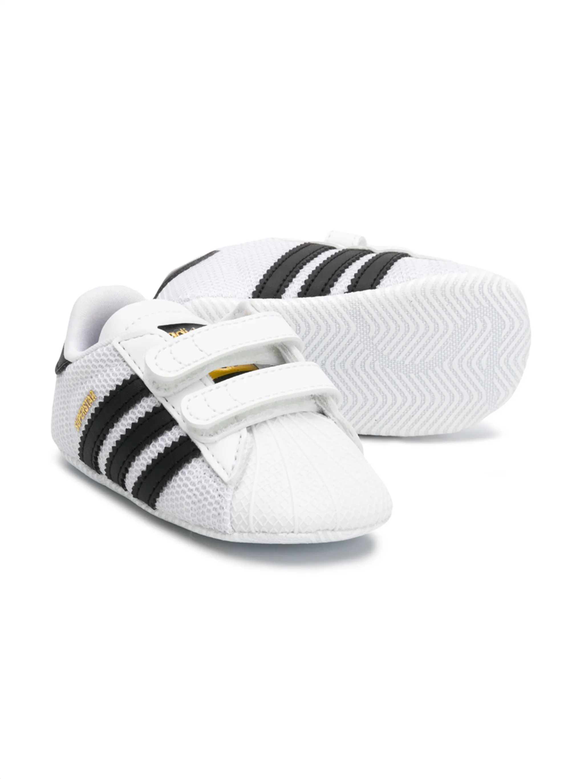 Пинетки Superstar Adidas Kids, белый — фото 2