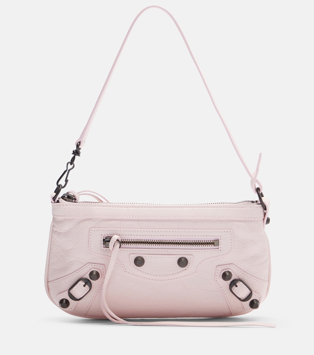 

Кожаная сумка через плечо Le City Balenciaga, Petal Pink