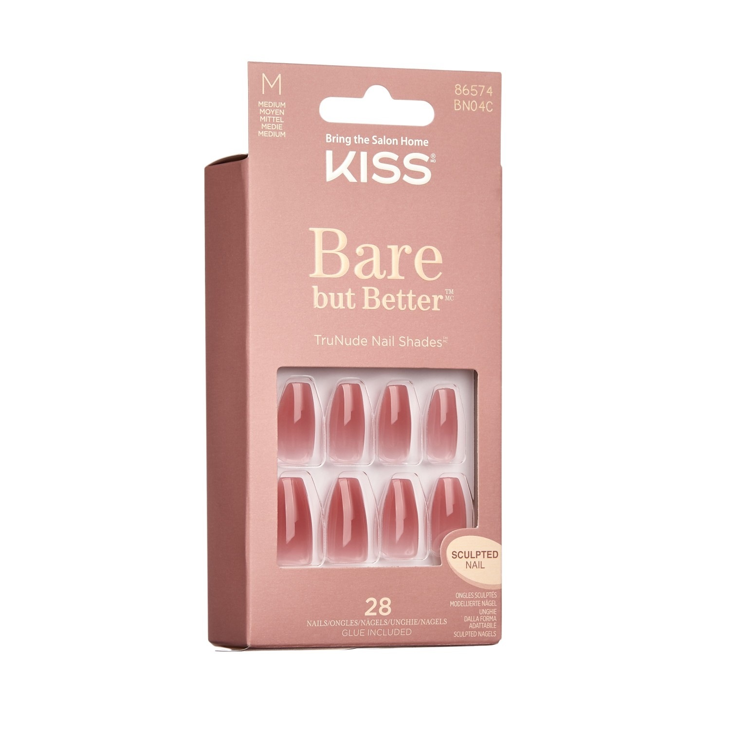 Искусственные ногти nude nude Kiss, количество 1 шт. — фото 2
