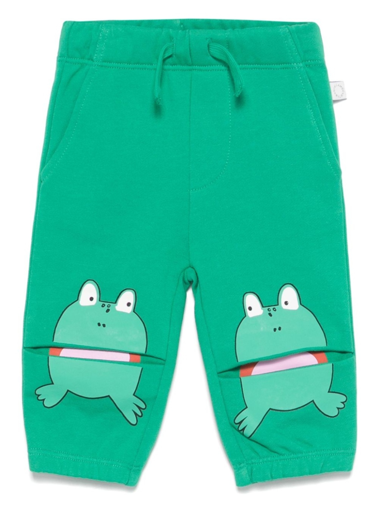 

Stella McCartney Kids спортивные брюки с принтом, зеленый