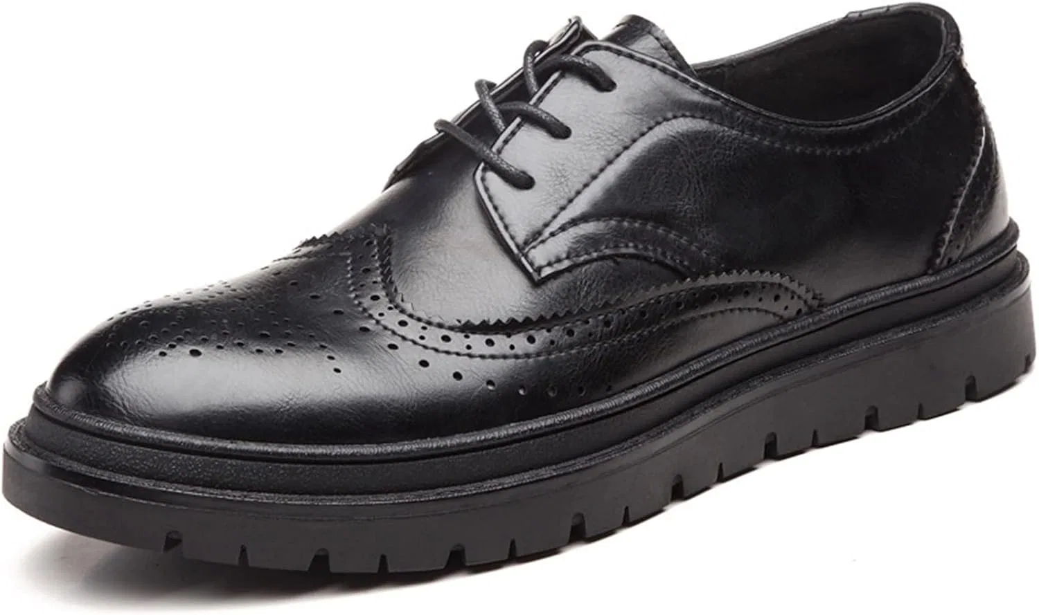 Туфли Men's Shoes, Men's Casual Shoes, Men's Leather Shoes, Men's Casual Shoes, Flat Men Shoes Generic, Black