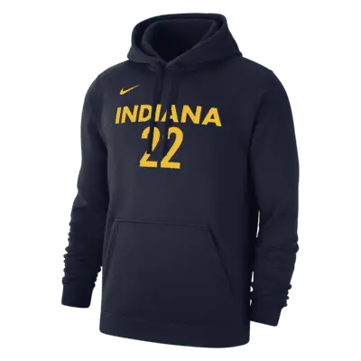 

Худи Nike Caitlin Clark Indiana Fever Club Fleece, темно-синий