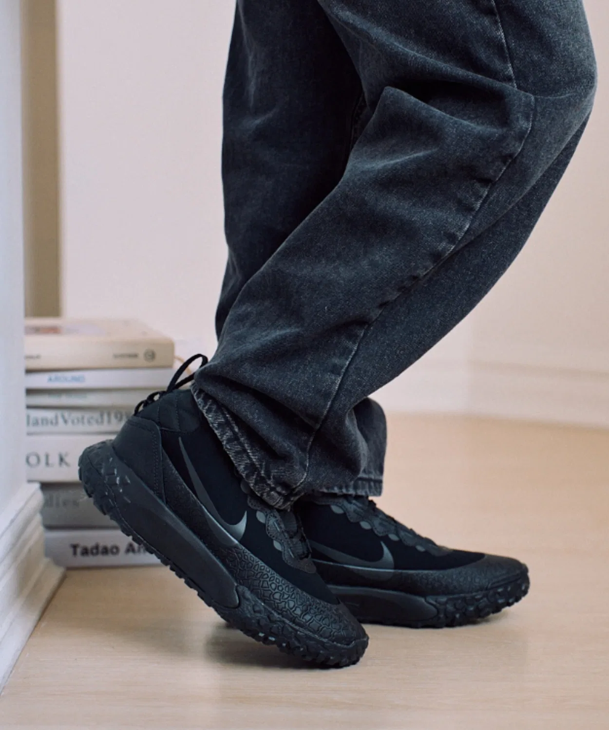 Ботинки Nike Terrascout для детей, чёрные, 1 пара — фото 2