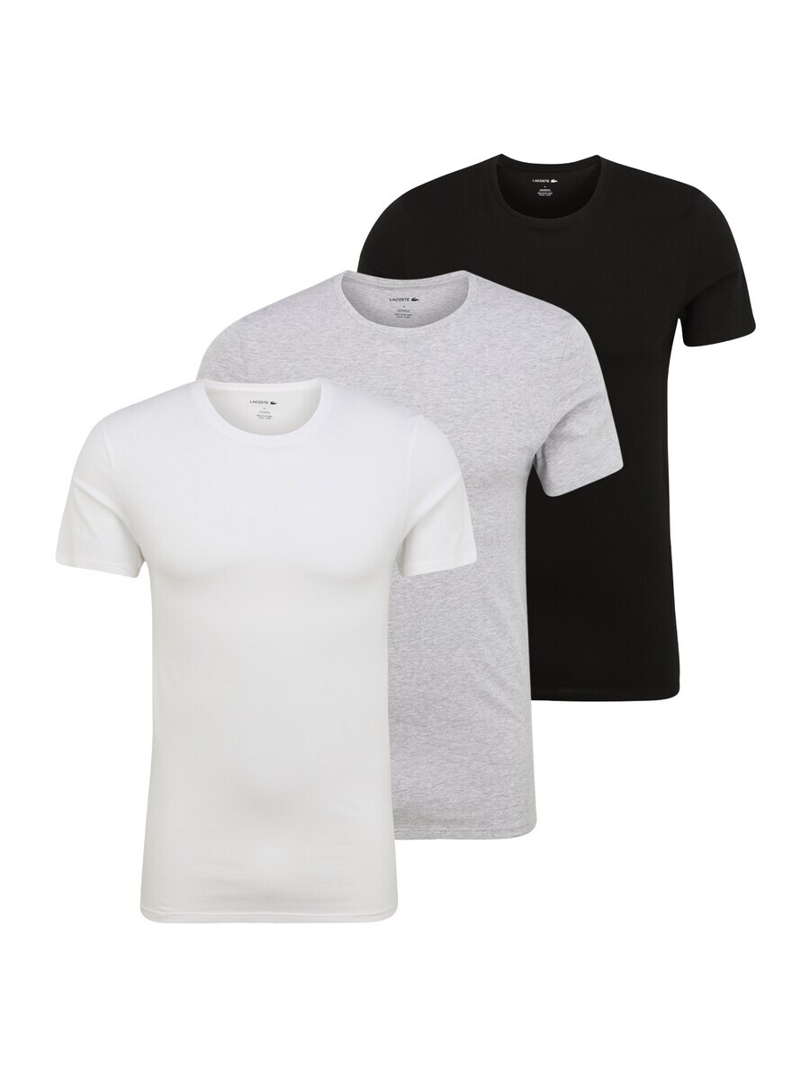 

Футболка LACOSTE, пятнистый серый/черный/белый