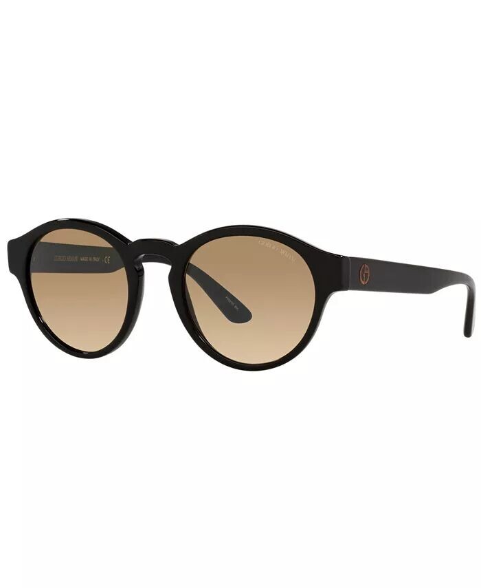 

Мужские солнцезащитные очки, AR8146 50 Giorgio Armani, коричневый