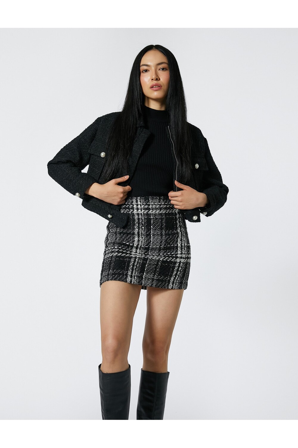 

Юбка - Черный - Мини Koton, черный