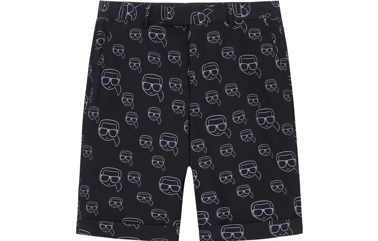 

KARL LAGERFELD SS23 Повседневные шорты мужские черные KARL LAGERFELD / Karl Lagerfeld Jeans