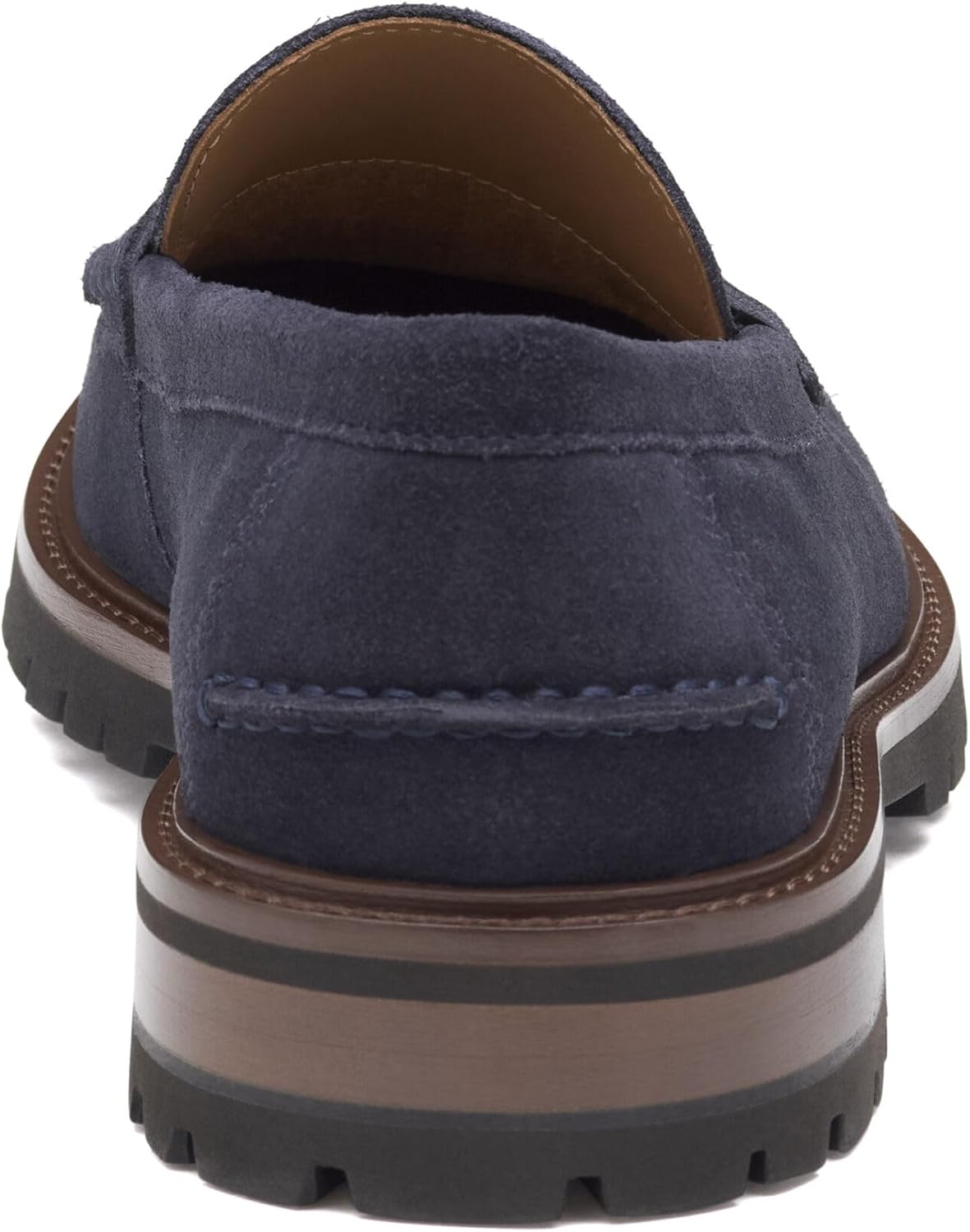 Мужские слипоны Johnston Murphy Collier Penny Loafer для повседневной и официальной носки Johnston & Murphy, темно-синий — фото 3