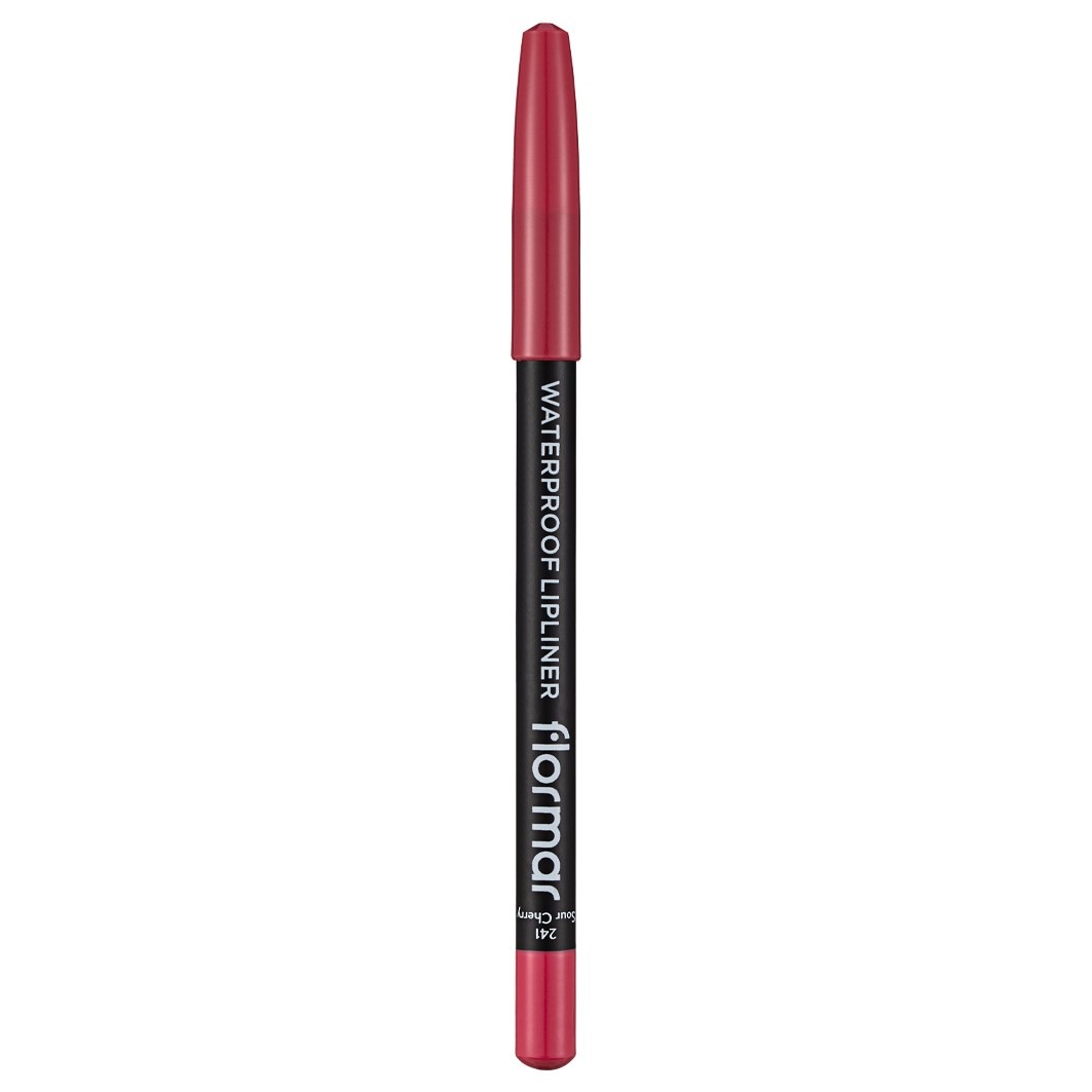 Карандаш для губ waterproof lipliner 246 rosebush Flormar, nr. 241 - sour cherry, вес 1.14 гр. — фото 2