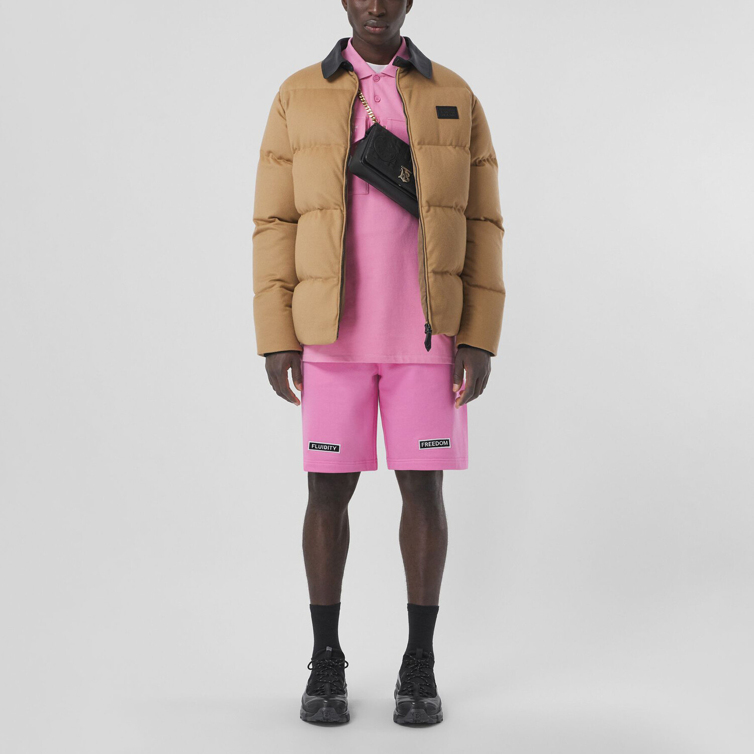Шорты мужские Burberry Bubble Gum розовый, повседневные, цвет Bubble Gum розовый — фото 4