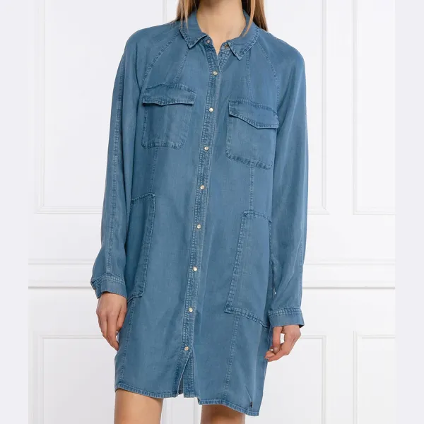 

Платье из тенселя Superdry, синий