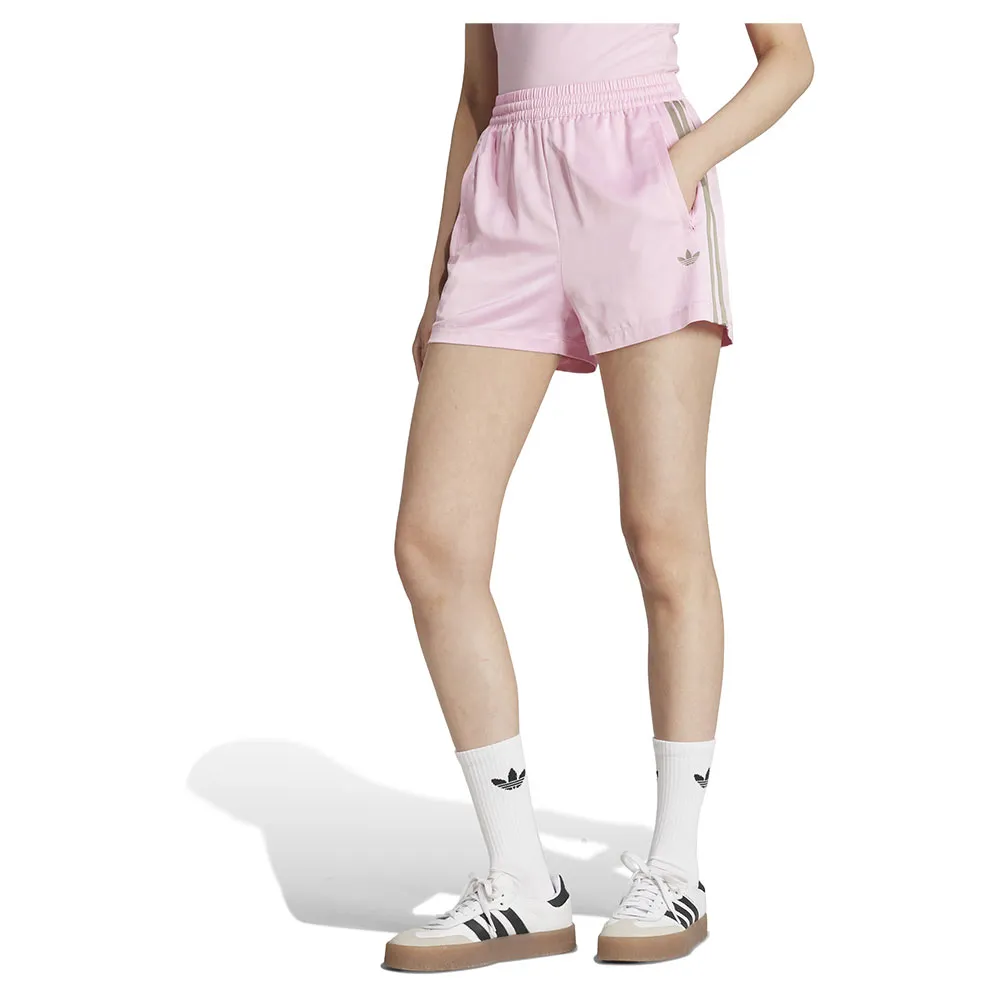 

Шорты adidas Originals Pin-Stripe Satin, розовый