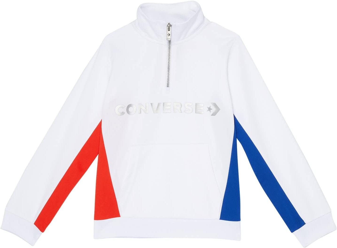 

Толстовка Converse Color-Block 1/4 Zip, белый