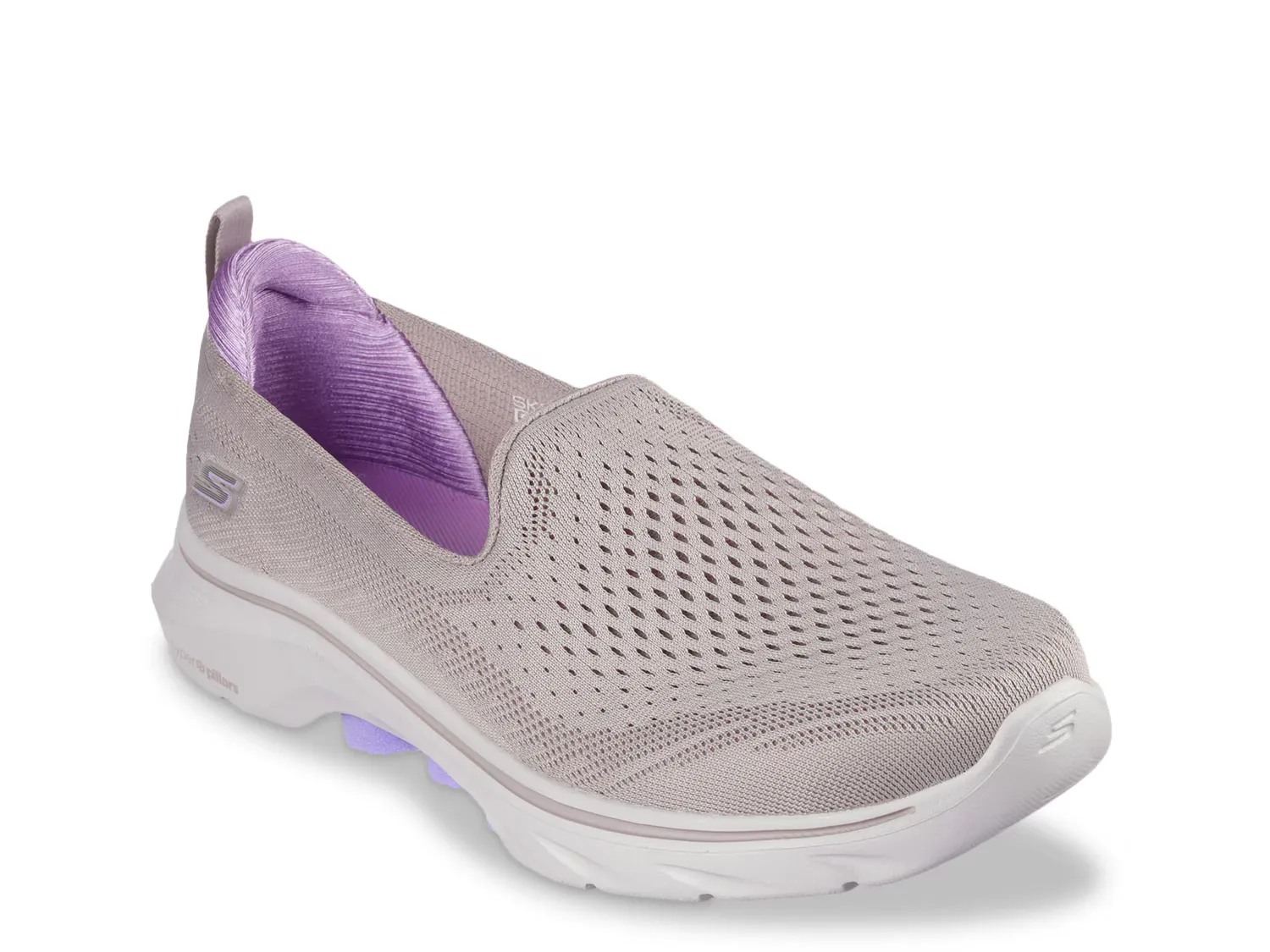 

Кроссовки GO Walk 7 Vina Slip-On Skechers, серо-коричневый