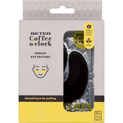 

Патчи для контура глаз с растительным волокном Konjac Coffee O'clock 10 пар Beter