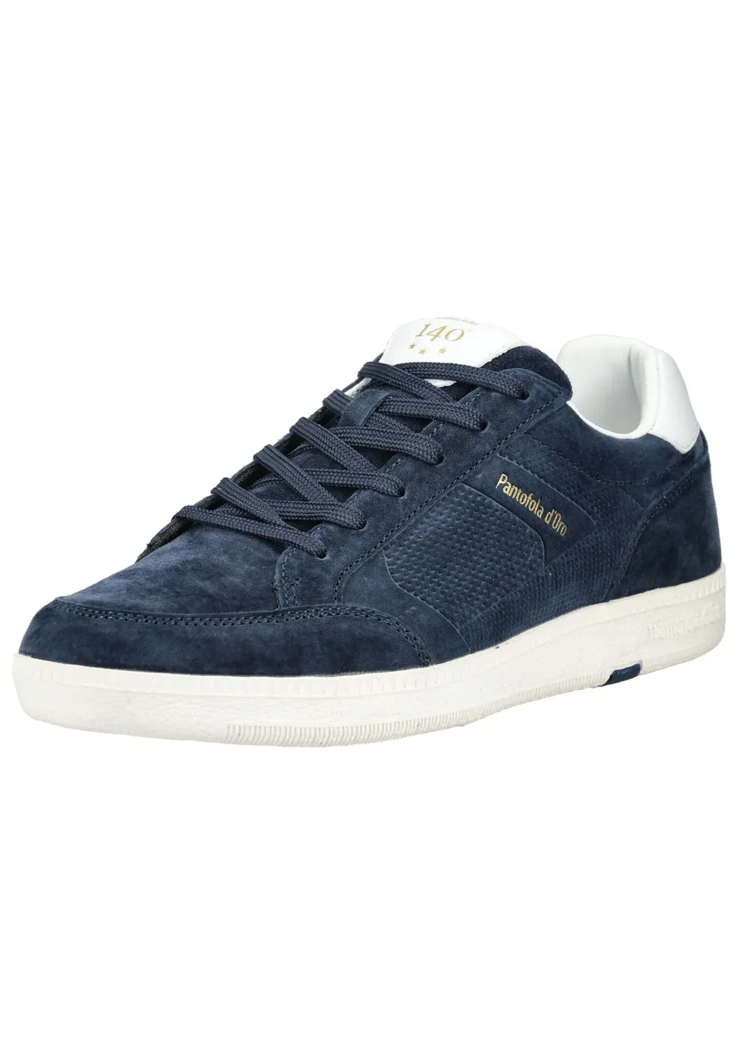 Кроссовки низкие из кожи, Pantofola D'Oro, navy