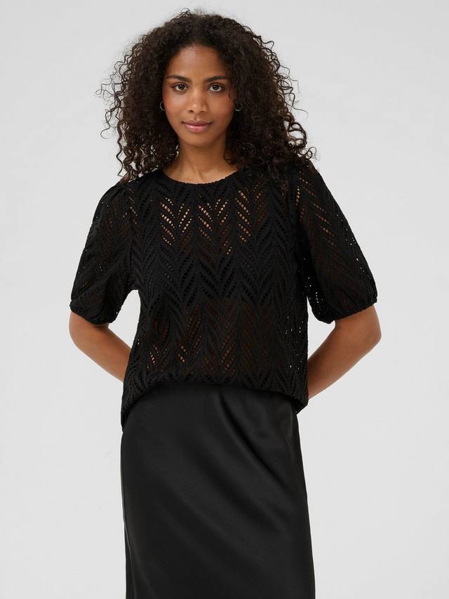 

Топ с круглым вырезом Masha KAFFE, Black