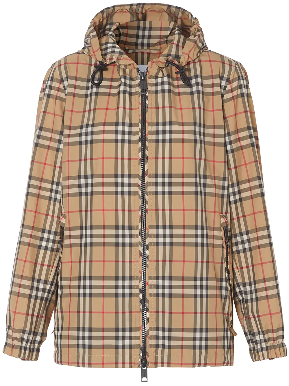 

Куртка в клетку Vintage Check с капюшоном BURBERRY, нейтральный