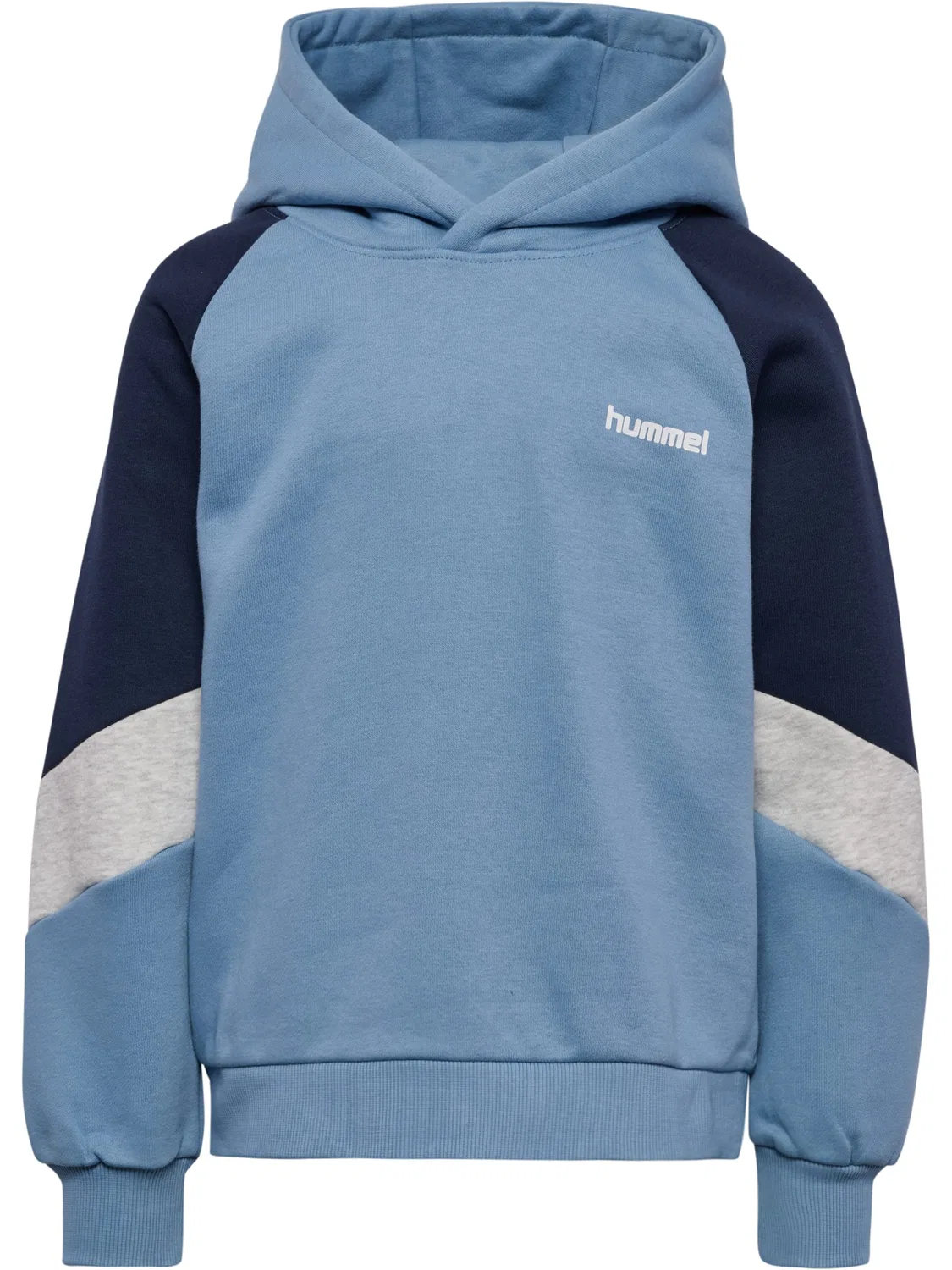 Капузенпуловер свободный hummel, faded denim