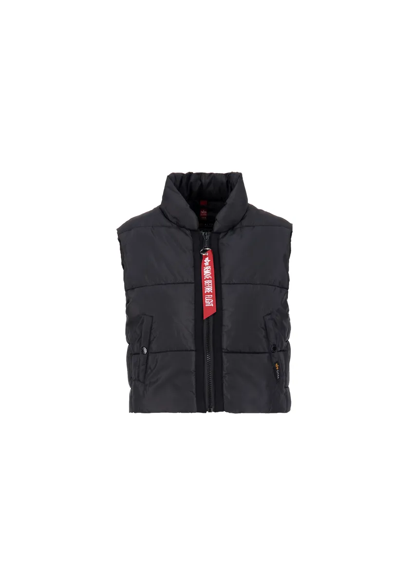 

Блузон Alpha Industries "Женщины Alpha Industries - Жилеты Укороченный жилет-пуховик wmn", черный