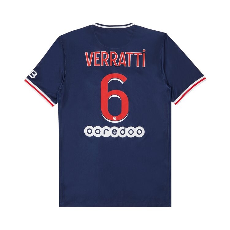 

Джерси Paris Saint-Germain Pre-Owned Paris Saint-Germain Verratti #6 Home Stadium 'Navy/Red', синий