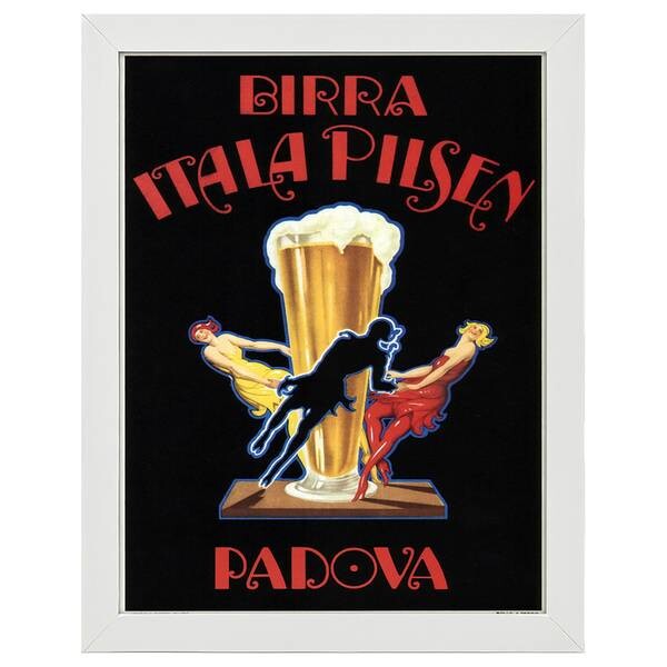 

Рамка для фотографий LegendArte Poster Birra Itala Pilsen, белый