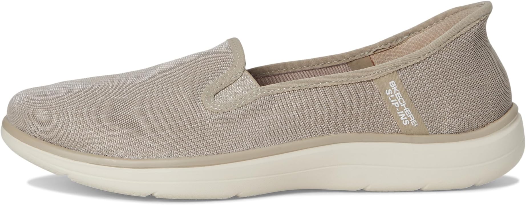 Лоферы SKECHERS On-the-go Flex Radiant Hands Free Slip-ins - Ssiren, Taupe — фото 4