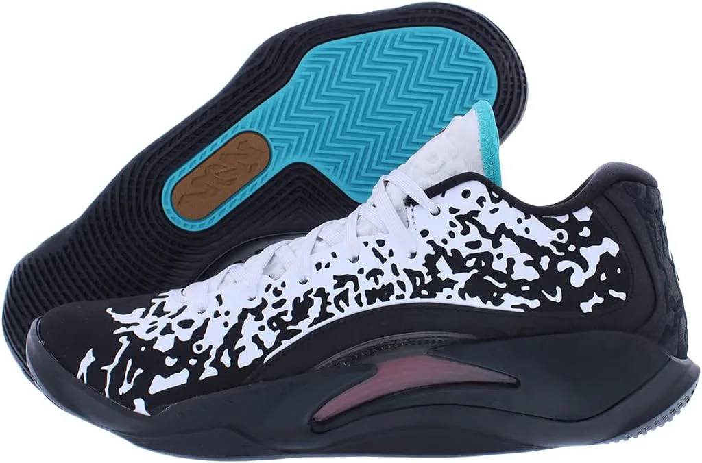 Мужские кроссовки Jordan Zion 3 (DR0675-106, белый/университетский красный/цементно-серый) Nike, черный — фото 2