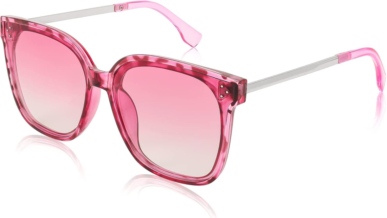 

Женские солнцезащитные очки FEISEDY, большие квадратные поляризованные солнцезащитные очки в стиле ретро, ​​модные солнцезащитные очки UV400 B2901, 002 Rose Red Leopard | Gradient Purple Lens