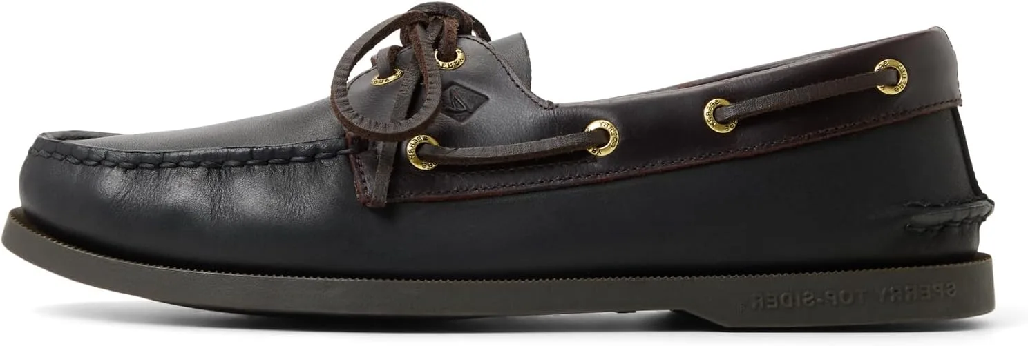 Оригинальные мужские мокасины от Sperry в комплекте с двумя роскошными туфлями, черный