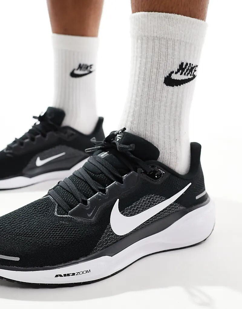Кроссовки Air Zoom Pegasus 41 в черном и белом цвете Nike Running — фото 4