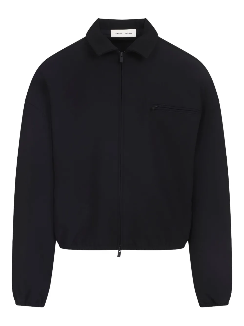 

Склеенная куртка на молнии с карманом FEAR OF GOD ESSENTIALS, черный