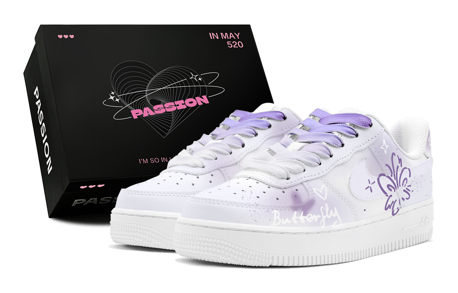 

Женские кроссовки для скейтбординга Nike Air Force 1, Lavender