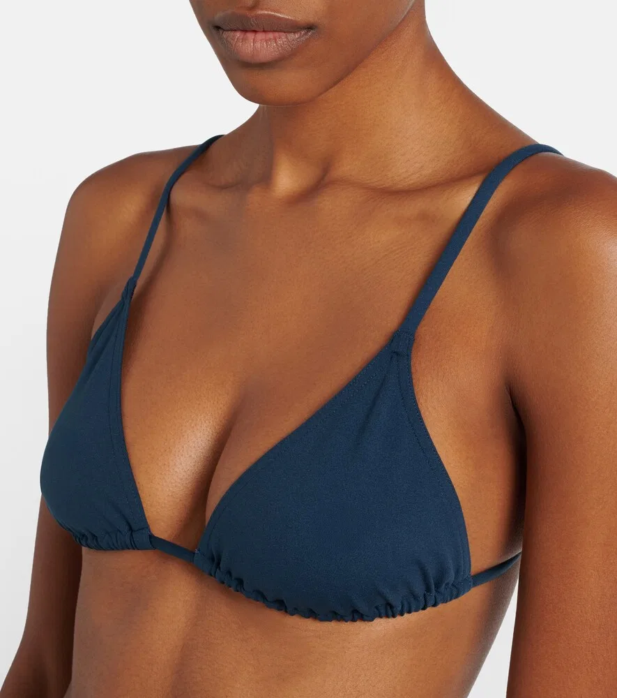 Топ от бикини "Треугольник" от Mouna Eres, синий — фото 4