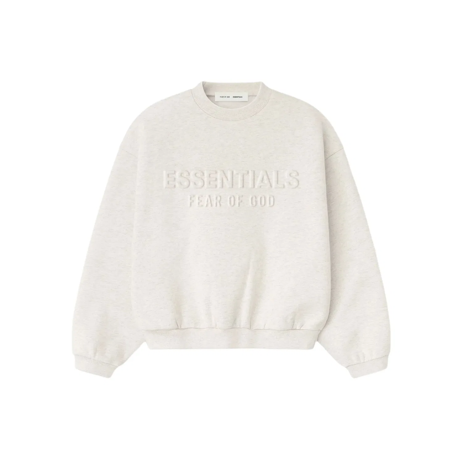 Свитшот Kids' Essentials Embossed Classic Fear Of God Essentials Oat Gray