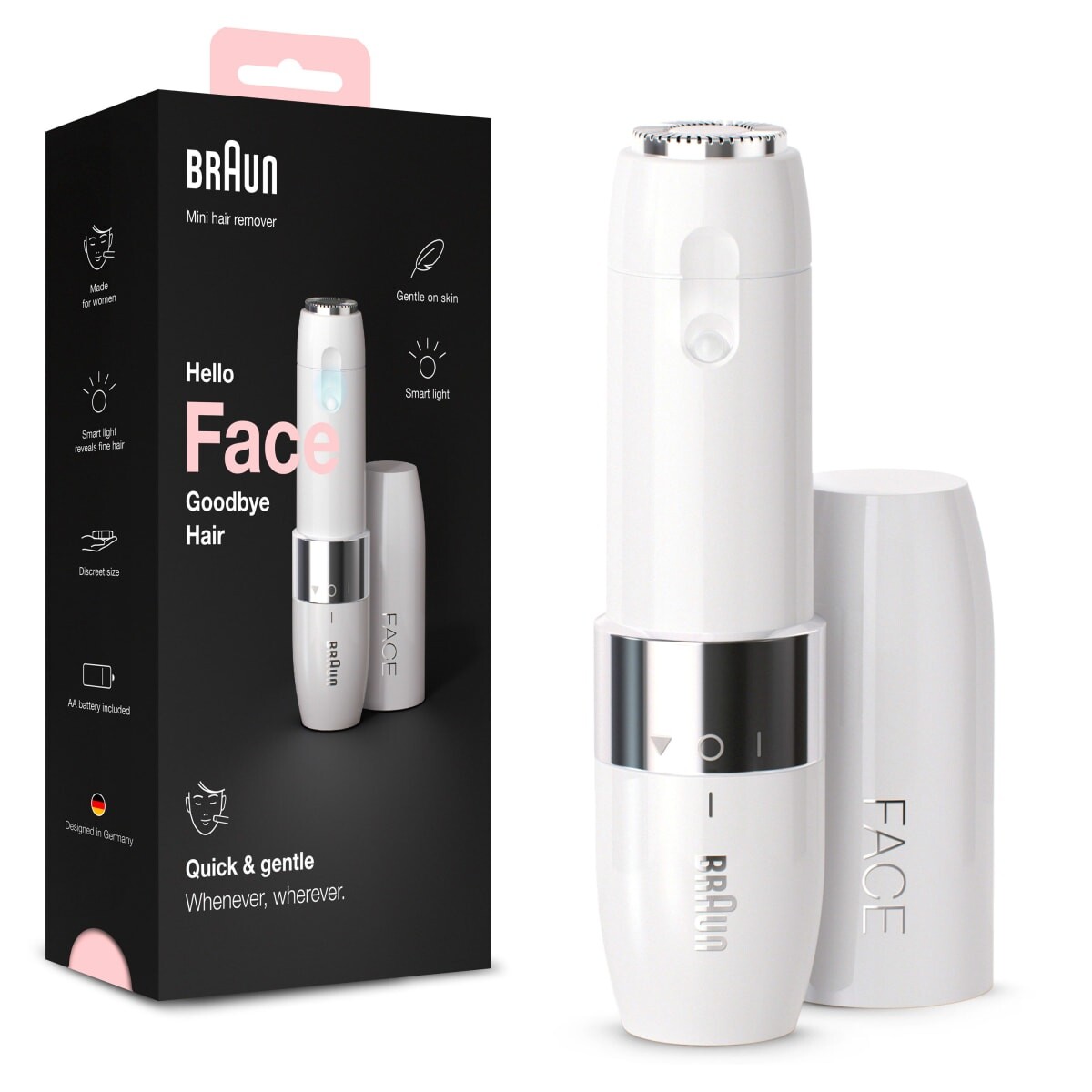 

Средство для удаления волос на лице Mini Hair Remover FS1000 1 шт. Braun