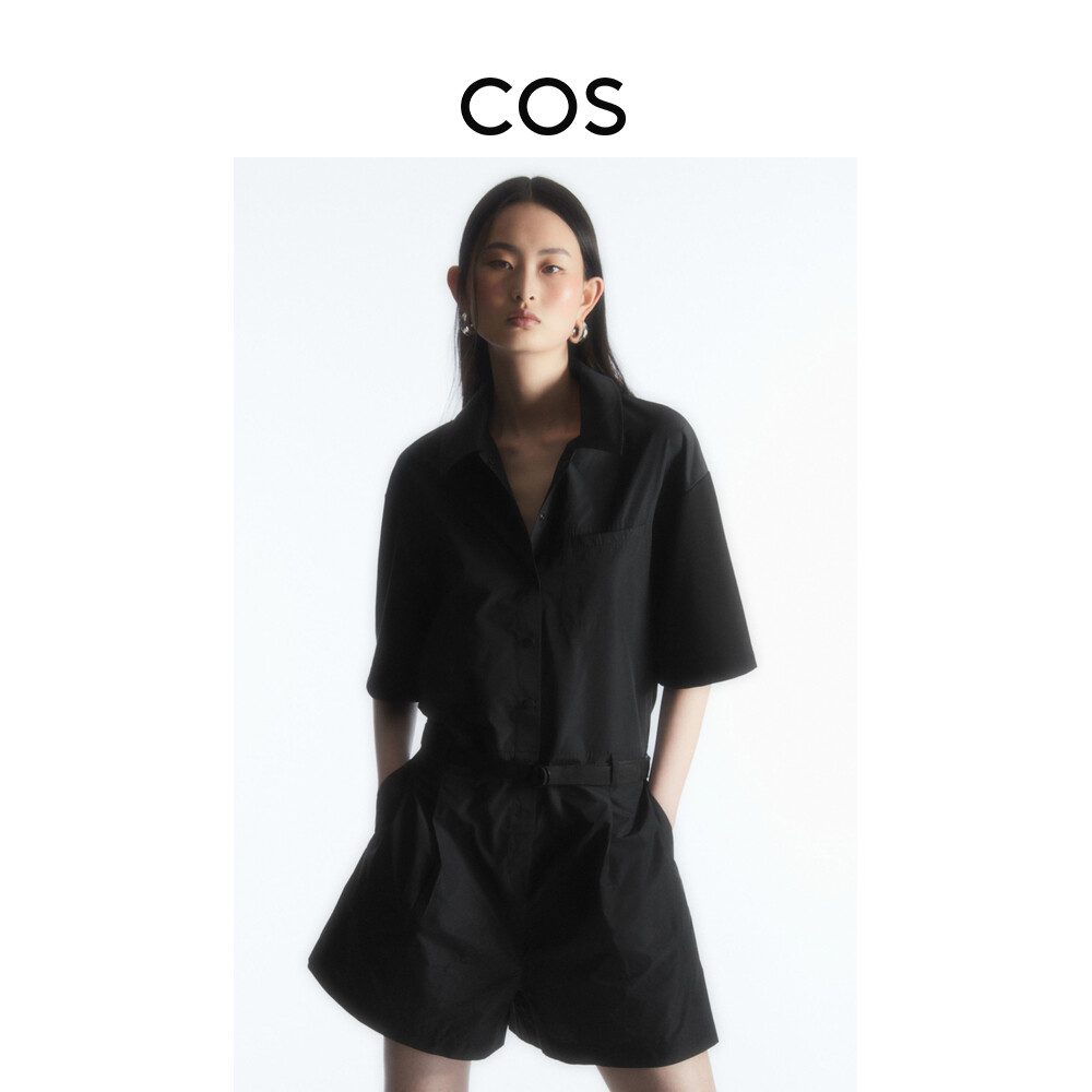 

Женский комбинезон Cos А-силуэта, черный, черный